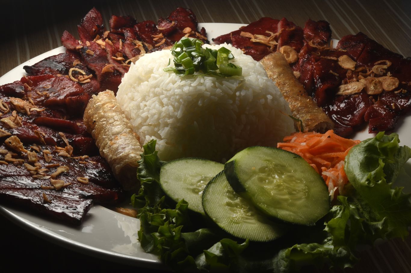 Banh mi pork rice bowls
