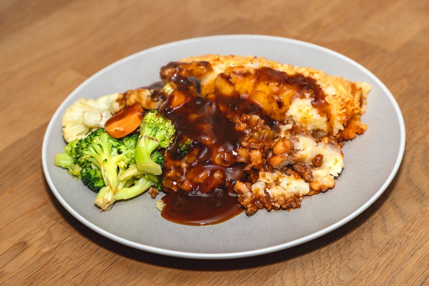 Cottage pie with cheddar mash