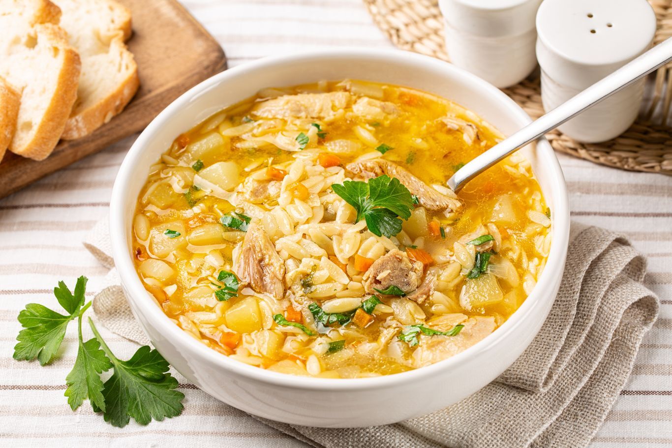 One-pot lemon chicken orzo