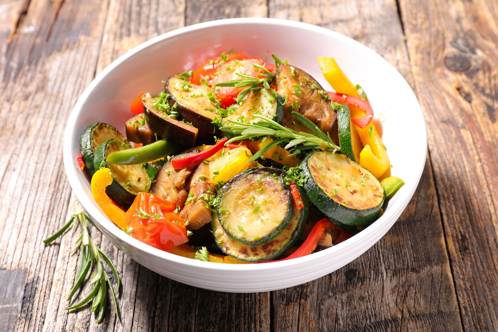Ratatouille with white beans