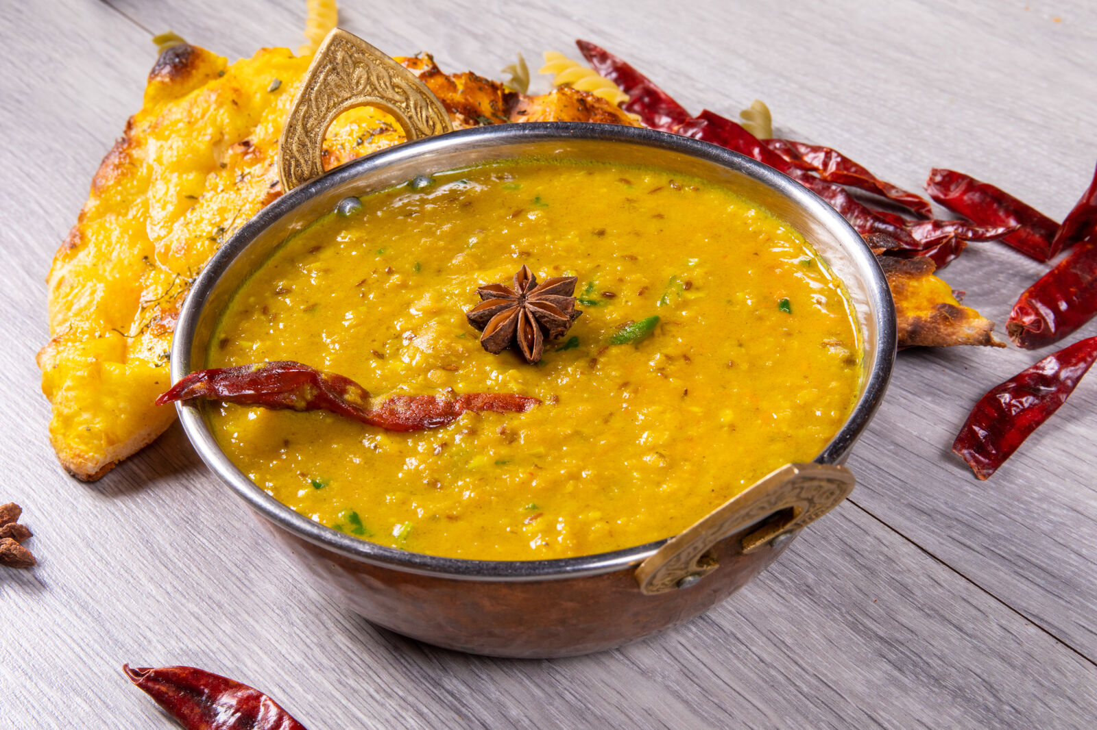 Coconut red lentil dal