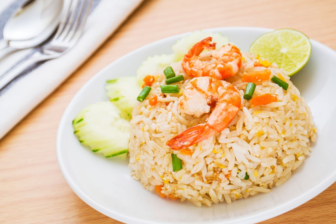 Shrimp fried rice
