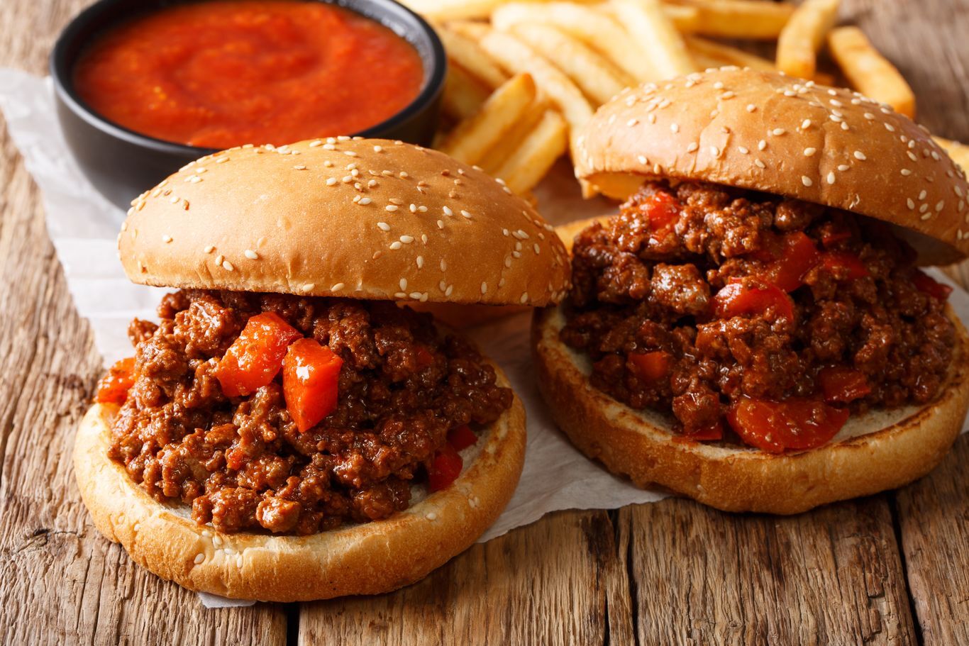 Homemade sloppy joes