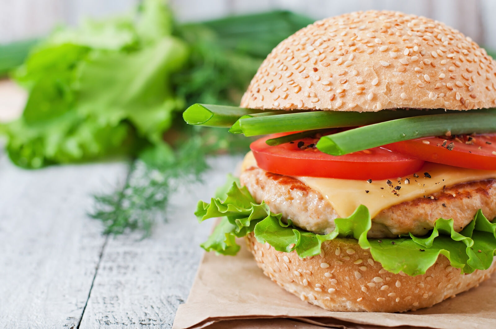 Turkey burgers with sweet potato fries