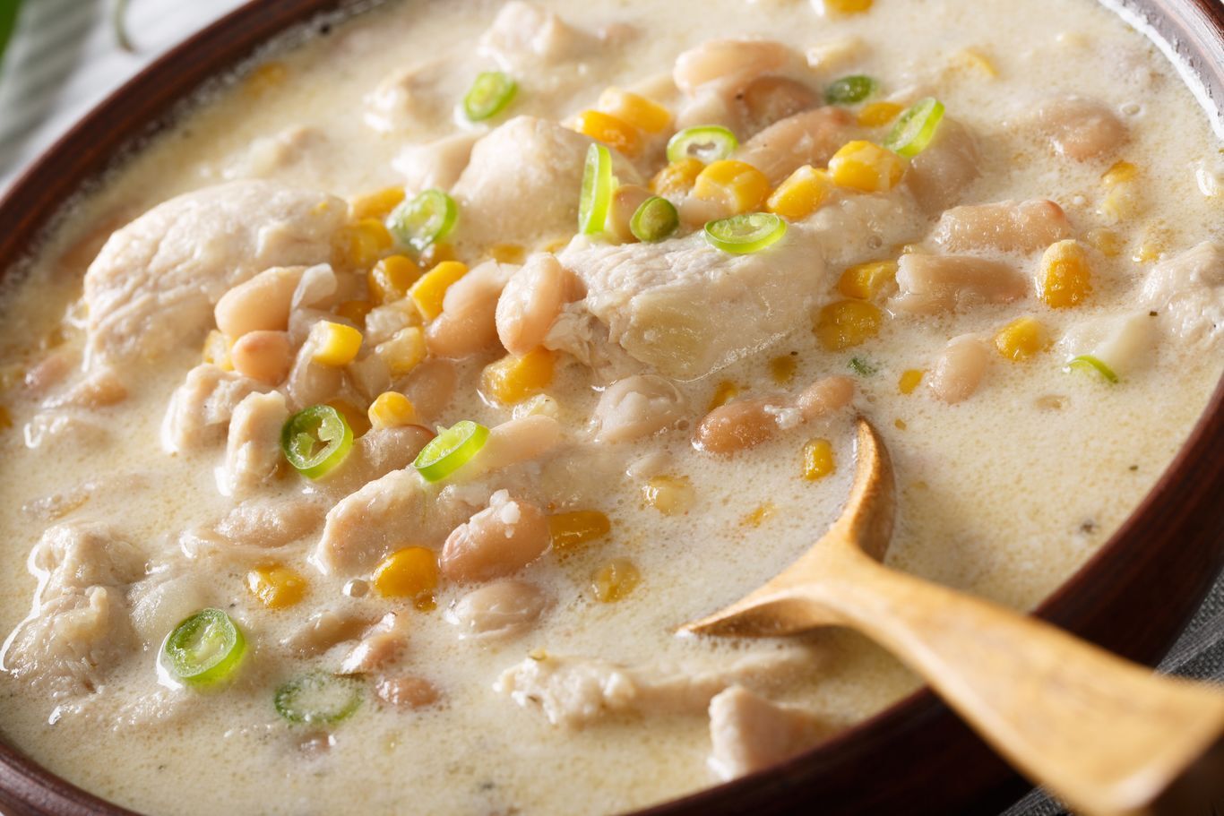 White chicken chili